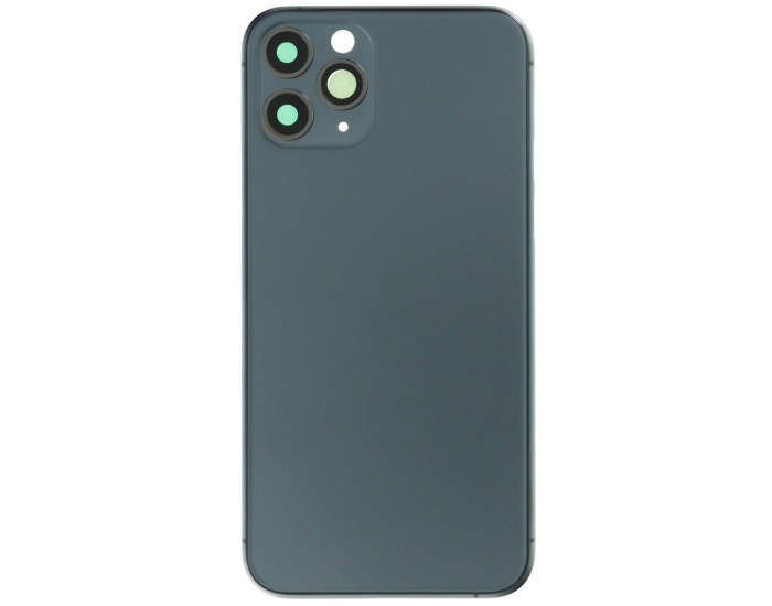Корпус для iPhone 11 Pro с держателем SIM карты, с боковыми кнопками, Mignight Green, OEM
