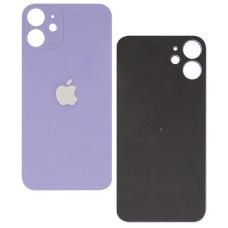Задня панель корпуси для iPhone 12, фіолетова (Big Hole)