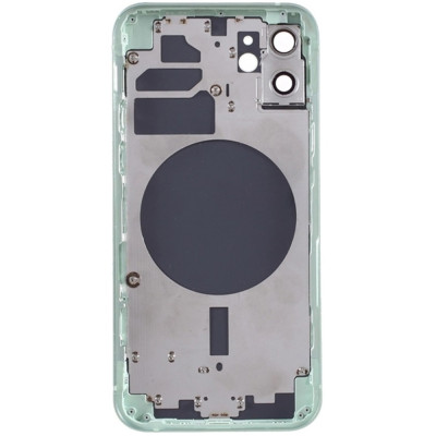 Корпус для iPhone 12, з тримачем SIM карти, з бічними кнопками, зелений (US)