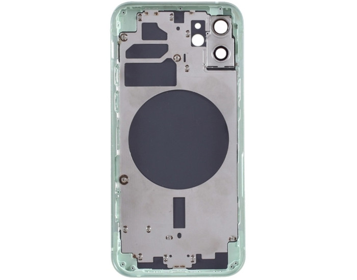 Корпус для iPhone 12, з тримачем SIM карти, з бічними кнопками, зелений (US)