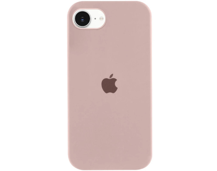Чехол-силикон оригинал Full Soft Matte iPhone 16e /17e (Розовый / Pink sand)