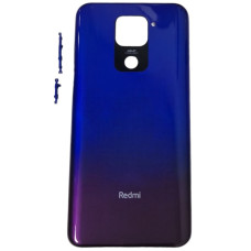Задняя панель корпуса для Xiaomi Redmi Note 9 синяя (Класс А)