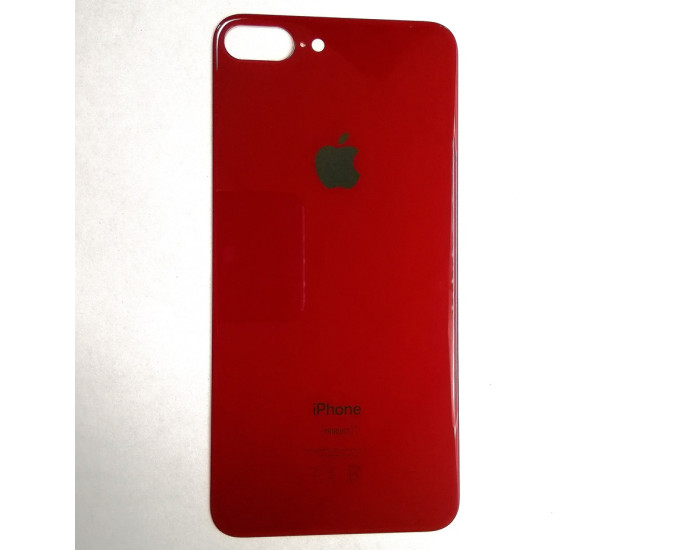 Задняя панель корпуса для iPhone 8 Plus, красная (Big Hole)