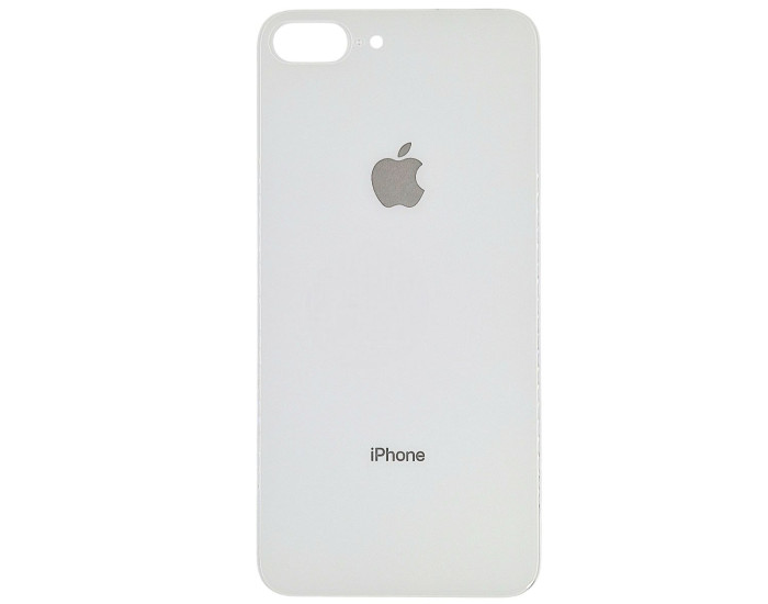 Задняя панель корпуса для iPhone 8 Plus, белая (Big Hole)