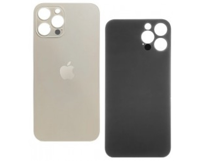 Задняя панель корпуса для iPhone 12 Pro, Gold (Small Hole)