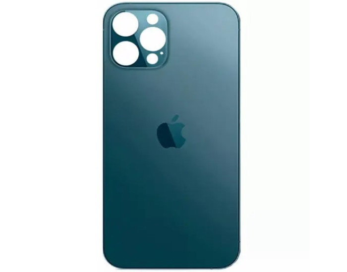 Задняя панель корпуса для iPhone 12 Pro Max, Pacific Blue (Small Hole) оригинал