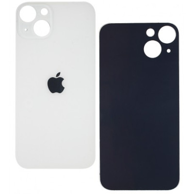 Задня панель корпуси для iPhone 13, біла, Starlight оригінал (Small Hole)