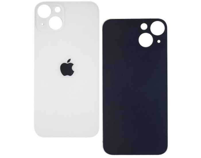 Задня панель корпуси для iPhone 13, біла, Starlight (Small Hole) оригінал