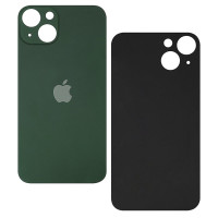 Задня панель корпуси для iPhone 13, зелена (Big Hole) оригінал
