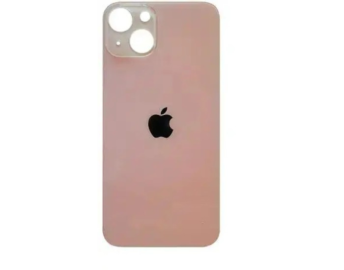 Задня панель корпуси для iPhone 13, рожева (Big Hole) оригінал