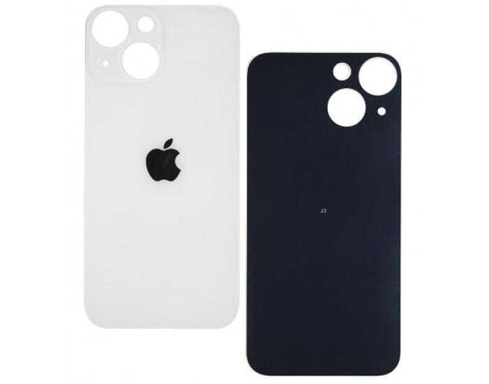 Задняя панель корпуса для iPhone 13 Mini, белая, Starlight (Big Hole) оригинал