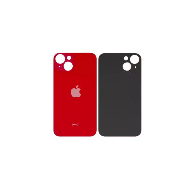 Задня панель корпуси для iPhone 13 Mini, червона (Big Hole) оригінал