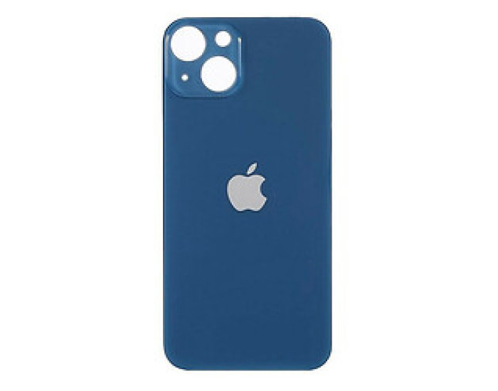 Задняя панель корпуса для iPhone 13 Mini, синяя (Big Hole) оригинал