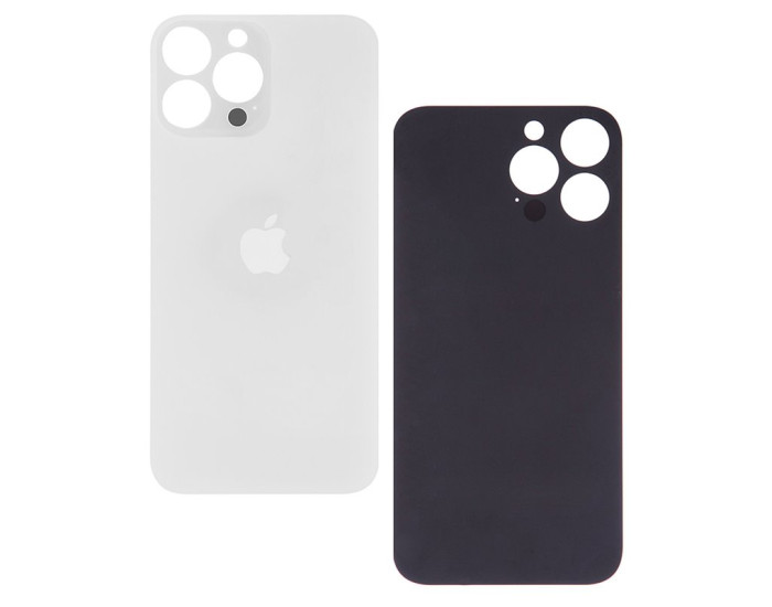 Задня панель корпуси для iPhone 13 Pro Max, Silver (Small Hole)