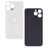 Задня панель корпуси для iPhone 13 Pro Max, Silver (Big Hole)