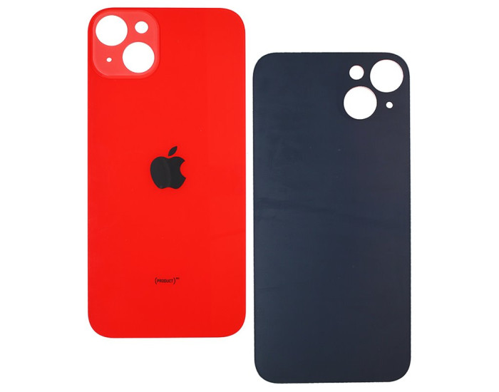 Задняя панель корпуса для iPhone 14, Red (Big Hole)