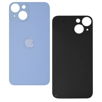 Задня панель корпуси для iPhone 14, Blue (Big Hole)