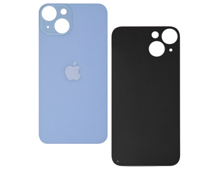 Задняя панель корпуса для iPhone 14, Blue (Big Hole)