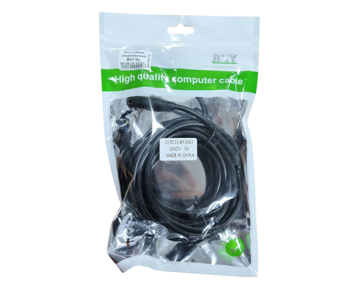 Удлинитель Aux 3.5 на 3.5 black (5 m)