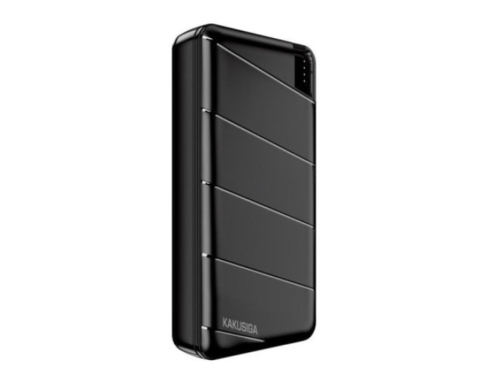 Портативна батарея (Power Bank) Kakusiga KSC-1086 Fast Charge (2USB/22.5W) 20000 mAh, чорний