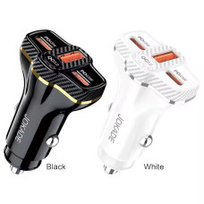 Автомобильное зарядное устройство Jokade JH049 GONGBO 108W (2USB-C+1USB-A), черный