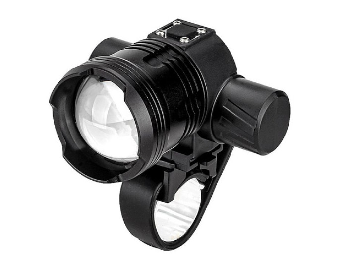 Фонарик налобный PLD-5835-P50, велокрепление, Li-Ion аккумулятор, Type-C, zoom