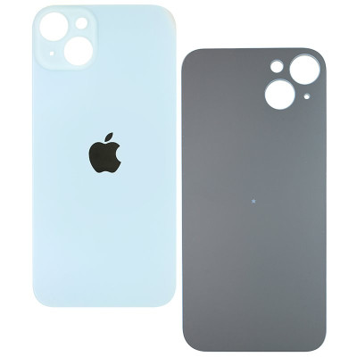 Задня панель корпуси для iPhone 14 Plus, Blue (Big Hole)