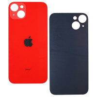 Задня панель корпуси для iPhone 14 Plus, Red (Big Hole)