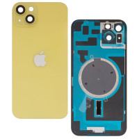 Задня панель корпуси для iPhone 14 Plus Yellow, з склом камери