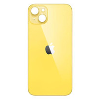 Задняя панель корпуса для iPhone 14 Plus, Yellow (Big Hole)