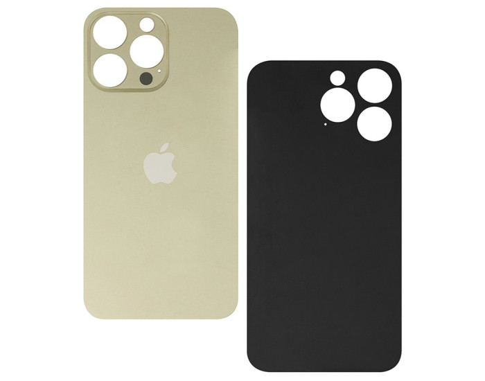 Задняя панель корпуса для iPhone 14 Pro, Gold (Big Hole)