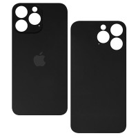 Задня панель корпуси для iPhone 14 Pro, Black (Big Hole) оригінал