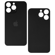 Задняя панель корпуса для iPhone 14 Pro, Black (Big Hole) оригинал