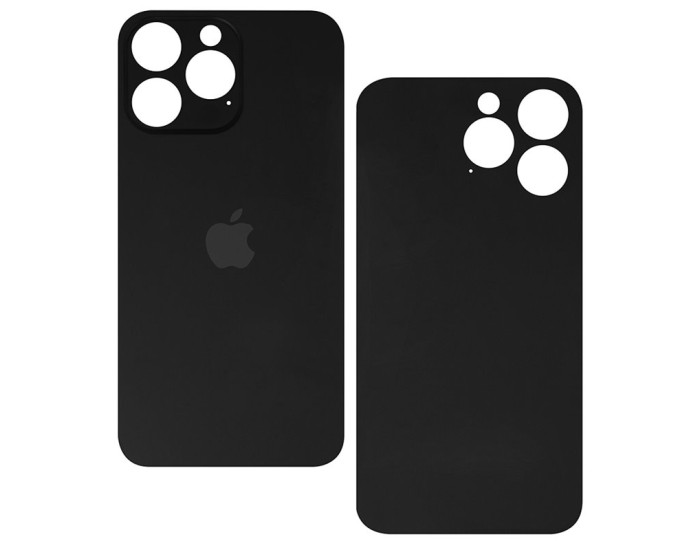 Задня панель корпуси для iPhone 14 Pro Max, Black (Big Hole)