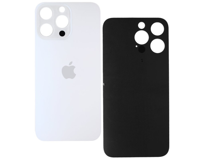 Задняя панель корпуса для iPhone 14 Pro Max, White (Big Hole) оригинал