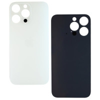 Задняя панель корпуса для iPhone 14 Pro Max, Silver (Big Hole)