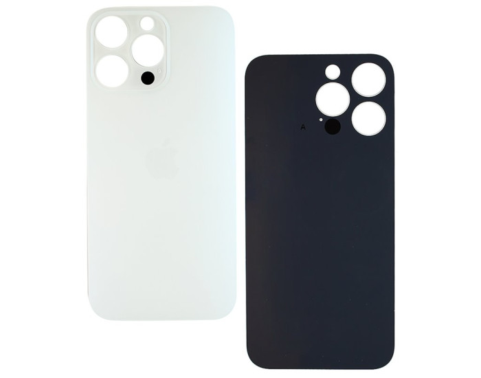Задняя панель корпуса для iPhone 14 Pro Max, Silver (Big Hole)
