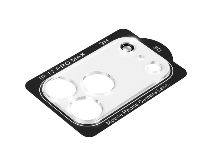 Защитное стекло на камеру Full Block iPhone 17 Pro Max, прозрачный