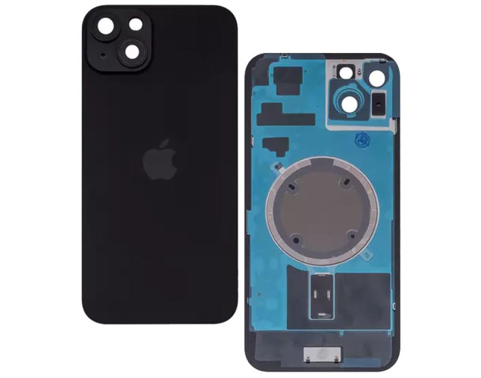 Задняя панель корпуса iPhone 15 Black, со стеклом камеры