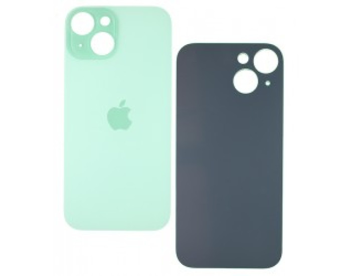 Задняя панель корпуса iPhone 15 Green, с большим вырезом