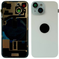 Задняя панель корпуса iPhone 15 Blue, со стеклом камеры, MagSafe, оригинал