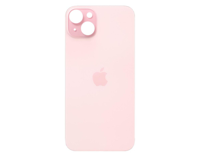 Задняя панель корпуса iPhone 15 Pink, с большим вырезом