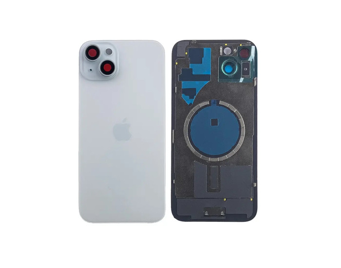 Задняя панель корпуса iPhone 15 Plus Blue, со стеклом камеры