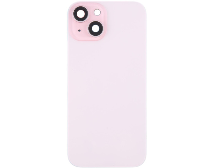 Задняя панель корпуса iPhone 15 Plus Pink, со стеклом камеры