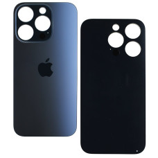 Задняя панель корпуса iPhone 15 Pro Max Blue Titanium, с большими отверстиями, оригинал