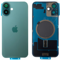 Задняя панель корпуса iPhone 16 Plus Teal, со стеклом камеры, MagSafe, оригинал