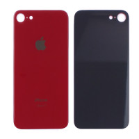 Задня панель корпуси для iPhone 8, червона (Small Hole)