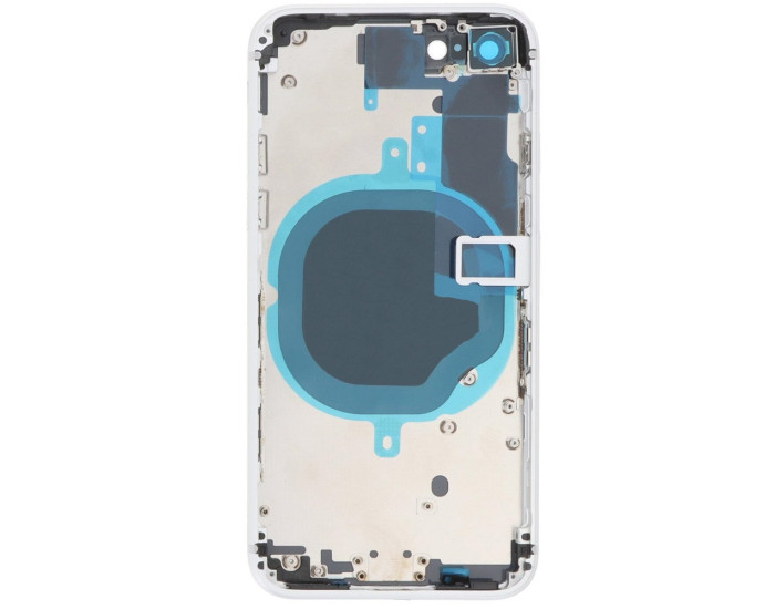 Задняя панель корпуса для iPhone SE 2020, белая со стеклом камеры, оригинал