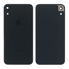 Задняя панель корпуса для iPhone XR, черная со стеклом камеры