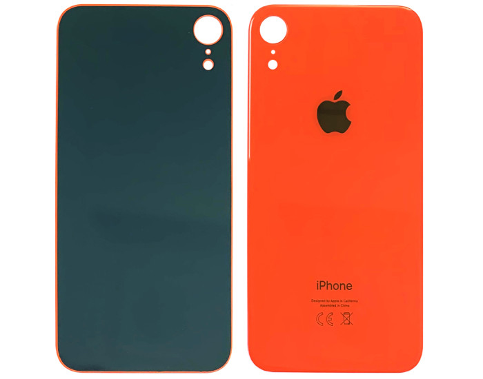 Задняя панель корпуса для iPhone XR, коралловая (Big Hole)
